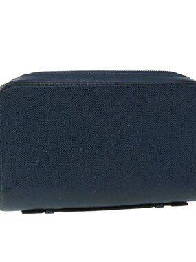 LOUIS VUITTON Taiga Zippy XL Wallet Blue Marine